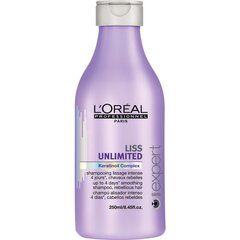 Šampoon rahututele juustele L'Oreal Professionnel Paris Serie Expert Liss Unlimited 250 ml hind ja info | Šampoonid | kaup24.ee