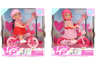 Nukk jalgrattal hind ja info | Tüdrukute mänguasjad | kaup24.ee