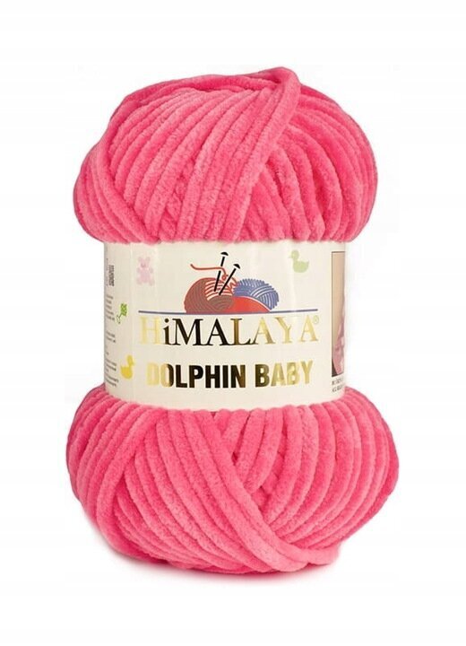 Lõng Himalaya Dolphin Baby 324, roosa цена и информация | Kudumistarvikud | kaup24.ee