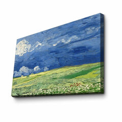 Reproduktsioon Wheatfield Under Thunderclouds hind ja info | Seinapildid | kaup24.ee