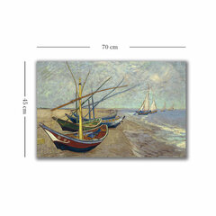 Reproduktsioon Fishing Boats on the Beach at Saintes-Maries цена и информация | Картины, живопись | kaup24.ee