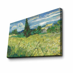 Reproduktsioon Green Wheat Field with Cypress hind ja info | Seinapildid | kaup24.ee