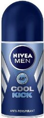 Шариковый дезодорант для мужчин Nivea Men Cool Kick 50 мл цена и информация | Дезодоранты | kaup24.ee