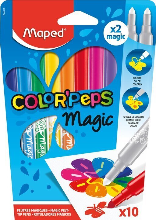 Viltpliiatsid Colorpeps Magic, 8 + 2 hind ja info | Kunstitarbed, voolimise tarvikud | kaup24.ee