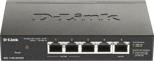 D-Link DGS-1100-05PDV2 цена и информация | Коммутаторы (Switch) | kaup24.ee