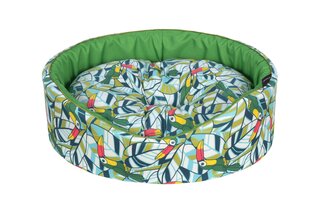 Cazo Foam Bed Cotton Toucan кровать для собак 50x46cm цена и информация | Лежаки, домики | kaup24.ee