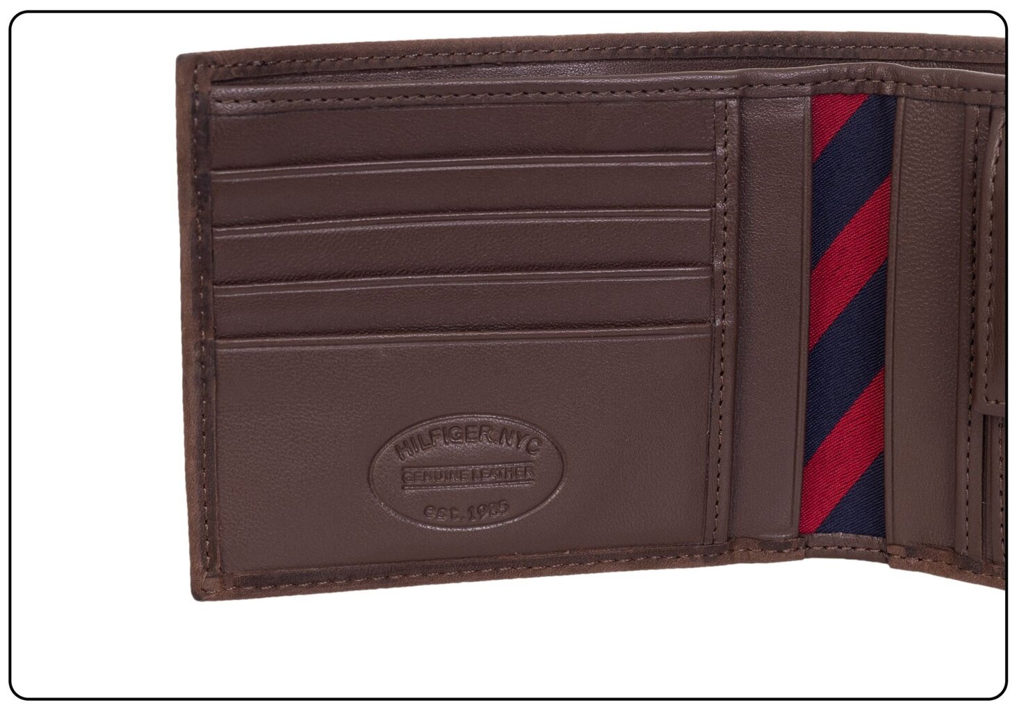 Мужской кошелек Tommy Hilfiger JOHNSON CC AND COIN POCKET BROWN