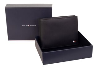 Meeste rahakott Tommy Hilfiger ETON CC AND COIN POCKET BLACK AM0AM00651 002 35697 hind ja info | Meeste rahakotid | kaup24.ee