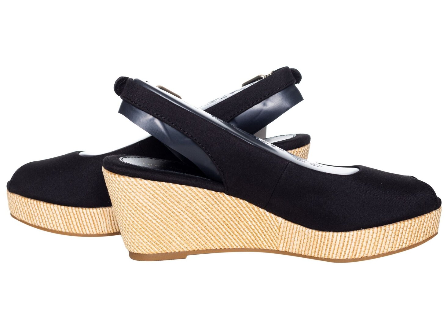 Naiste sandaalid Tommy Hilfiger ICONIC ELBA SLING BACK WEDGE BLACK FW0FW04788 BDS 14975 hind ja info | Naiste sandaalid | kaup24.ee