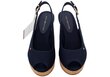 Naiste sandaalid Tommy Hilfiger ICONIC ELBA SLING BACK WEDGE NAVY FW0FW04788 DW5 15289 цена и информация | Naiste sandaalid | kaup24.ee