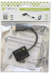 Techly 301658 цена и информация | Адаптер Aten Video Splitter 2 port 450MHz | kaup24.ee