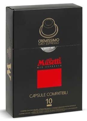 Kohvikapslid Musetti cremissimo, 10 tk hind ja info | Kohv, kakao | kaup24.ee