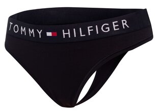 Женские трусики-стринги Tommy Hilfiger, черные UW0UW01555 990 цена и информация | Трусики | kaup24.ee