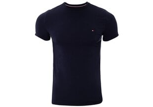 Мужская футболка TOMMY HILFIGER CORE STRETCH SLIM VNECK TEE, синяя 0867896625 416 цена и информация | Мужские футболки | kaup24.ee