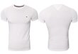 Meeste T-särk TOMMY HILFIGER CORE STRETCH SLIM VNECK TEE, valge 0867896625 100 цена и информация | Meeste T-särgid | kaup24.ee