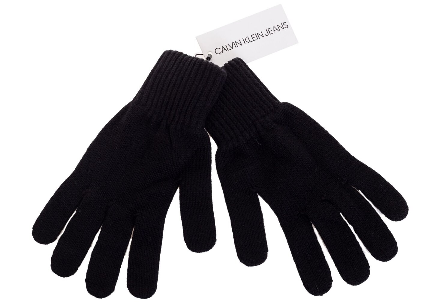 Meeste kindad Calvin Klein sügis/talv KNITTED MONOGRAM GLOVES BLACK K50K506447 BDS 36761 цена и информация | Meeste sallid, mütsid ja kindad | kaup24.ee