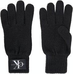 Мужские перчатки Calvin Klein осень/зима KNITTED MONOGRAM GLOVES BLACK K50K506447 BDS 36761 цена и информация | Мужские шарфы, шапки, перчатки | kaup24.ee