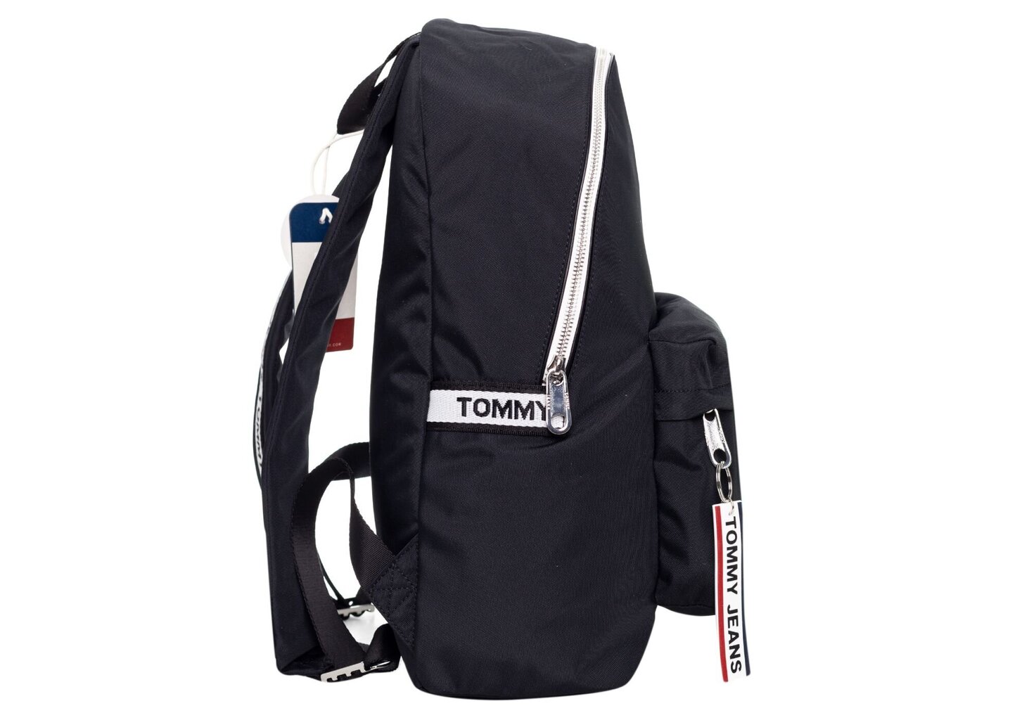 Seljakott Tommy Hilfiger TJM LOGO TAPE BACKPACK NYL BLACK AM0AM05913 0F5 37414 цена и информация | Meeste vöökotid, õlakotid | kaup24.ee