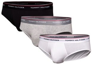 Мужские трусы TOMMY HILFIGER, 3 пары, черные/серые/белые 1U87903766 004 цена и информация | Мужские трусы | kaup24.ee