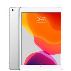iPad 7 10.2" 32GB WiFi + Cellular, Silver (kasutatud, seisukord A) цена и информация | Планшеты | kaup24.ee