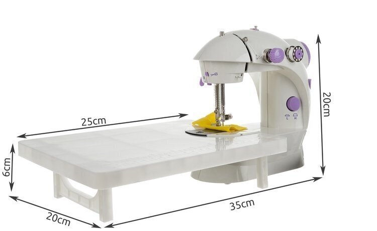 Kaasaskantav õmblusmasin 6 W + laud цена и информация | Õmblusmasinad, tikkimismasinad | kaup24.ee