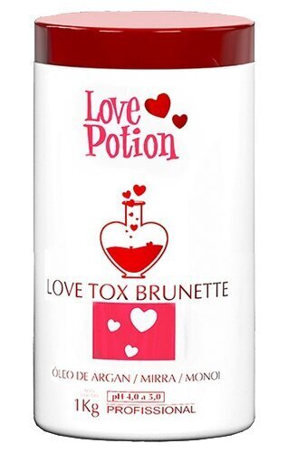 Botox juustele Love Potion Love Tox Brunette Óleo De Argan, 1000 ml hind ja info | Maskid, õlid, seerumid | kaup24.ee