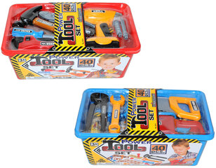 Tööriistakomplekt 40 Eset hind ja info | Poiste mänguasjad | kaup24.ee