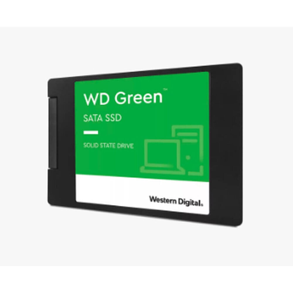 SSD|WESTERN DIGITAL|Green|1TB|SATA 3.0|SLC|Read speed 545 MBytes/sec|2,5"|MTBF 1000000 hours|WDS100T3G0A цена и информация | Välised kõvakettad (SSD, HDD) | kaup24.ee
