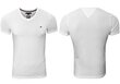 Meeste T-särk TOMMY HILFIGER CORE STRETCH SLIM VNECK TEE, valge MW0MW02045 100 цена и информация | Meeste T-särgid | kaup24.ee