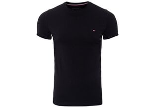 Мужская футболка TOMMY HILFIGER CORE STRETCH SLIM VNECK TEE, черная 0867896625 083 цена и информация | Мужские футболки | kaup24.ee