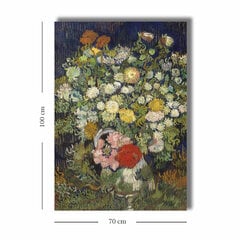 Reproduktsioon Bouquet of Flowers in a Vase hind ja info | Seinapildid | kaup24.ee