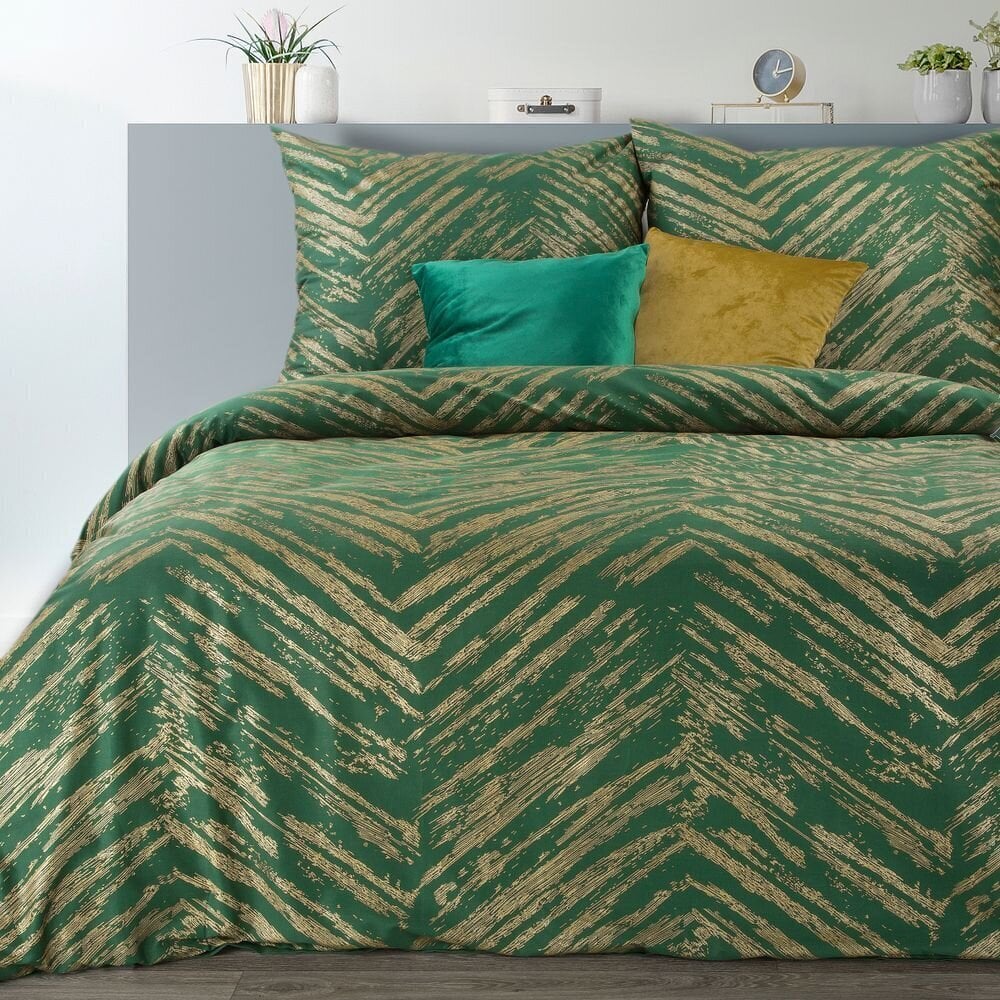 Nova Print Metallic voodipesukomplekt, 160x200, 3-osaline hind ja info | Voodipesu | kaup24.ee