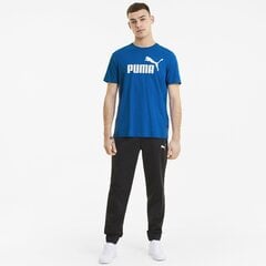 Puma meeste T-särk ESS LOGO TEE, sinine 586666 58 43 309 hind ja info | Meeste T-särgid | kaup24.ee