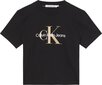 Naiste T-särk Calvin Klein Seasonal Monogram Baby Tee Black J20j218852 Beh 43795 hind ja info | Naiste T-särgid, topid | kaup24.ee