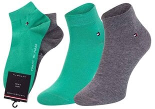 Мужские носки Tommy Hilfiger, 2 пары, серые/зеленые 342025001 036 44434 цена и информация | Мужские носки | kaup24.ee