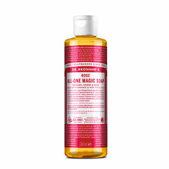 Чистое кастильское мыло Dr. Bronner's Rose 240 мл цена и информация | Мыло | kaup24.ee