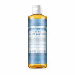 Orgaaniline vedelseep Dr. Bronner's Baby-Mild, 18-ühes, lõhnatu, 240 ml цена и информация | Мыло | kaup24.ee