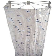 RIDDER dušikardin "Ombrella" 200 cm, sinine hind ja info | Vannitoa sisustuselemendid ja aksessuaarid | kaup24.ee