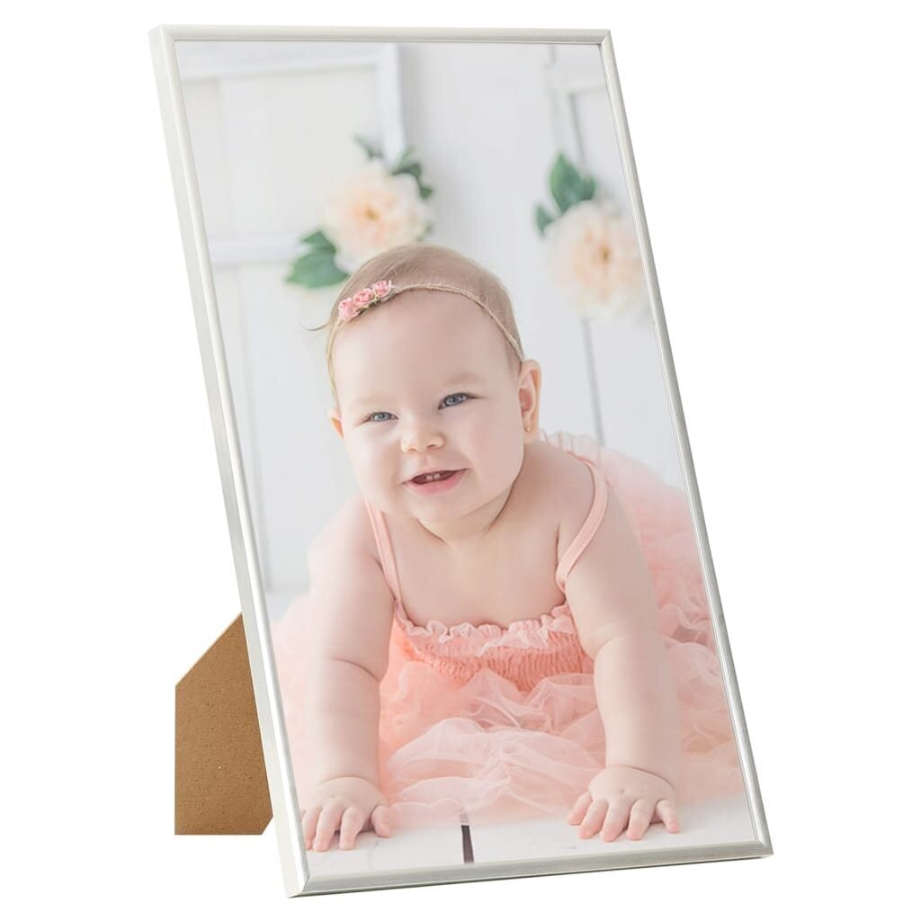 332154 vidaXL Photo Frames Collage 3 pcs for Table Silver 10x15cm MDF цена и информация | Pildiraamid | kaup24.ee