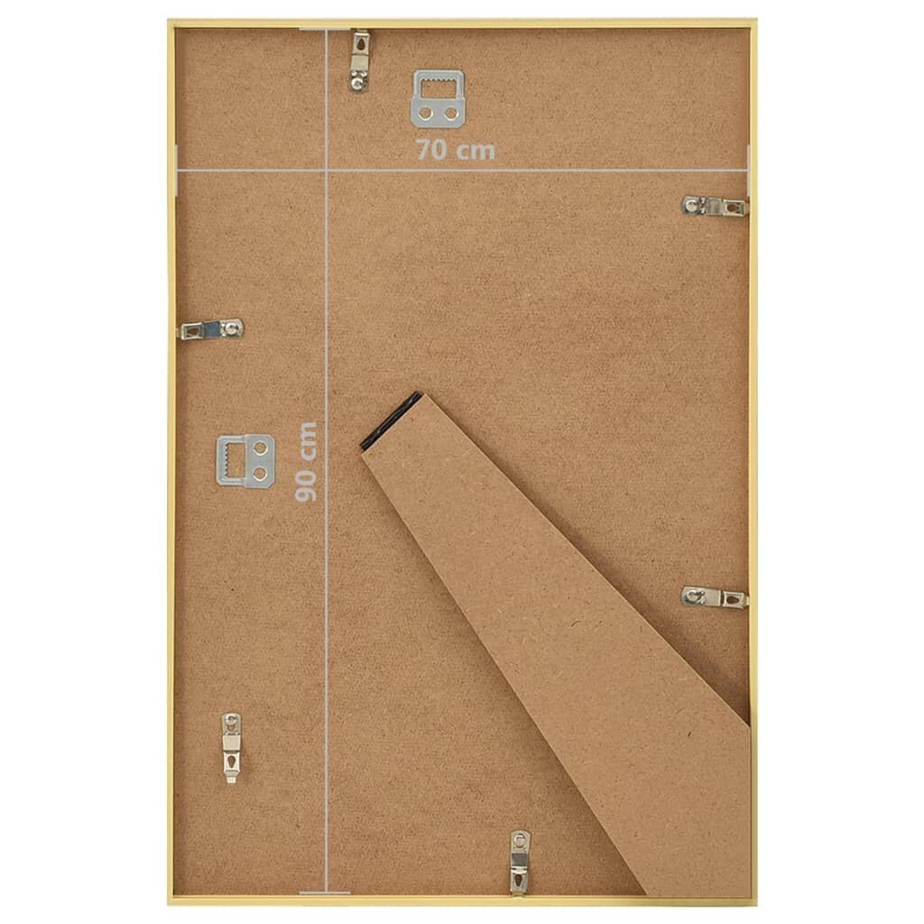 332153 vidaXL Photo Frames Collage 5 pcs for Wall Gold 70x90 cm MDF hind ja info | Pildiraamid | kaup24.ee