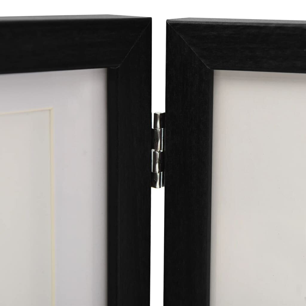 vidaXL kolm fotoraami, must, 22x15 cm + 2 x (10x15 cm) цена и информация | Pildiraamid | kaup24.ee