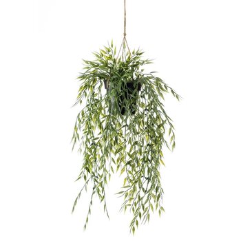 Emerald kunsttaim rippuv bambuspõõsas potis, 50 cm цена и информация | Искусственные цветы | kaup24.ee