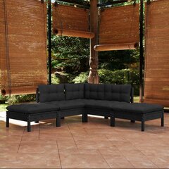 Комплект садовой мебели VidaXL, коричневый цена и информация | Комплекты уличной мебели | kaup24.ee