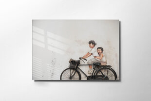Картина из закаленного стекла Велосипед цена и информация | Картины, живопись | kaup24.ee