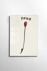 Картина из закаленного стекла Free цена и информация | Картины, живопись | kaup24.ee