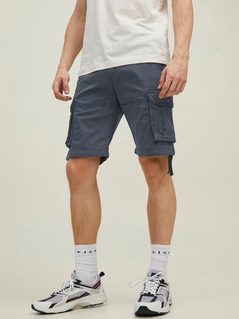 Jack & Jones meeste lühikesed püksid 12205883*01, tumehall 5715217327332 hind ja info | Meeste lühikesed püksid | kaup24.ee