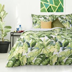 Nova Print Gift voodipesukomplekt Monstera, 220x200, 3-osaline hind ja info | Voodipesukomplektid | kaup24.ee