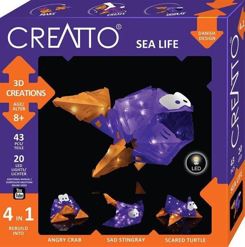 Loominguline komplekt Creato Sea Life 8+ цена и информация | Arendavad mänguasjad | kaup24.ee