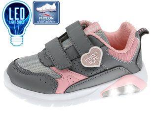 Кроссовки светящиеся для девочек Beppi 2186054 цена и информация | Детская спортивная обувь | kaup24.ee