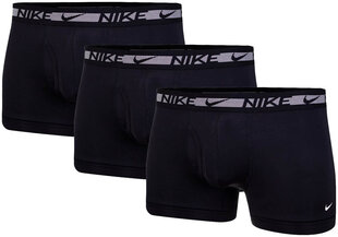 Мужские трусы Nike 3 ПАРЫ TRUNK 3 пары, черные 0000KE1152 UB1 44615 цена и информация | Мужские трусы | kaup24.ee